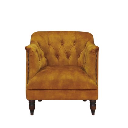 At The Helm Carter Armchair in Saffron Fabric At The Helm Carter Armchair in Saffron Fabric