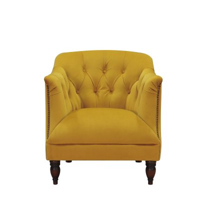 At The Helm Carter Armchair in Mustard Fabric At The Helm Carter Armchair in Mustard Fabric