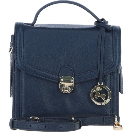 Ashwood Leather Crossbody Handbag Cotswold Navy