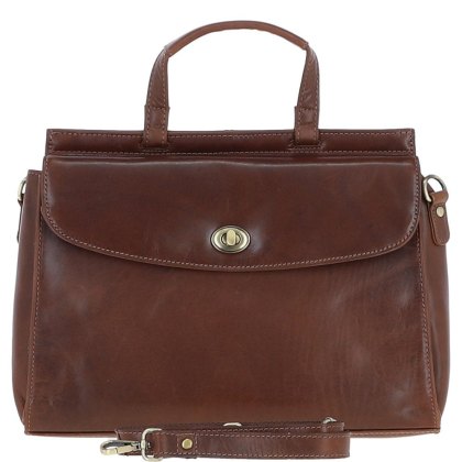Ashwood Leather Brown Large Grab Bag