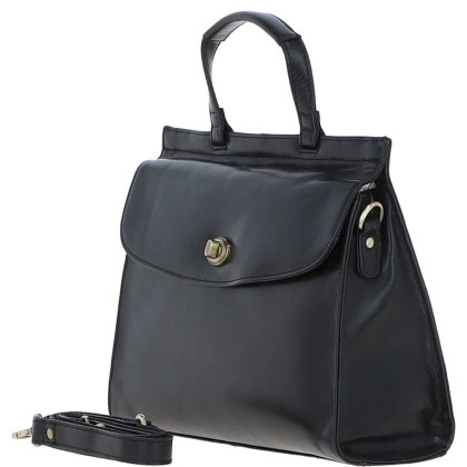 Ashwood Leather Black Large Grab Bag
