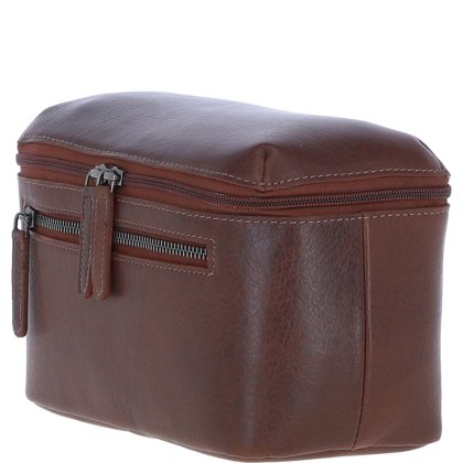 Ashwood Leather Brown Classic Washbag Ashwood Leather Brown Classic Washbag