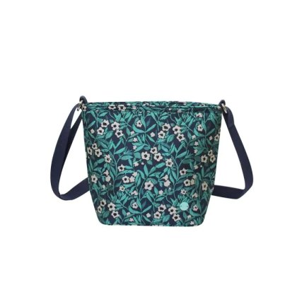 Earth Squared Teal Jacquard Bucket Bag Earth Squared Teal Jacquard Bucket Bag