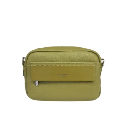David Jones Messenger Crossbody Bag Dark Lime
