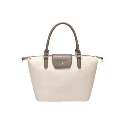 David Jones Medium Tab Over Tote Bag Almond Milk David Jones Medium Tab Over Tote Bag Almond Milk