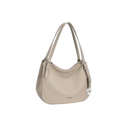 David Jones Curved Shoulder Bag Abbey Stone David Jones Curved Shoulder Bag Abbey Stone