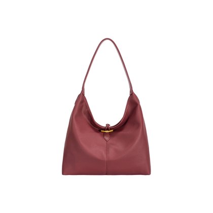 David Jones Relaxed Shoulder Bag Windsor Wine