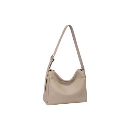 David Jones Branded Shoulder Bag Warm Taupe David Jones Branded Shoulder Bag Warm Taupe