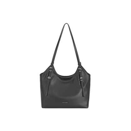 David Jones Buckle Strap Shoulder Bag Black David Jones Buckle Strap Shoulder Bag Black