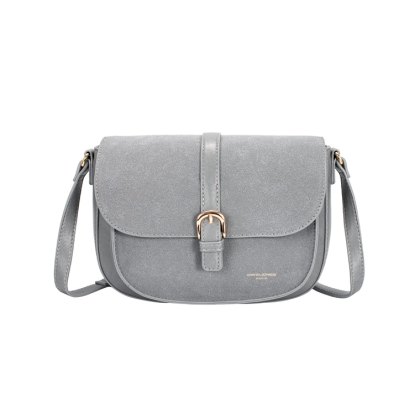 David Jones Flap Over Bag Steel Grey