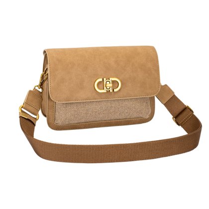 David Jones Flap Over Messenger Bag Pumpkin Spice