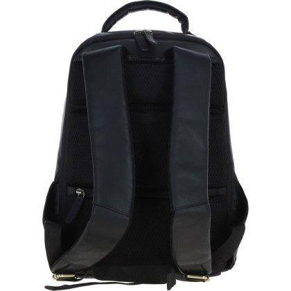 Ashwood Leather Black Leather Backpack