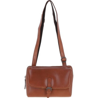 Ashwood Leather X-Body Shoulder Bag Tan