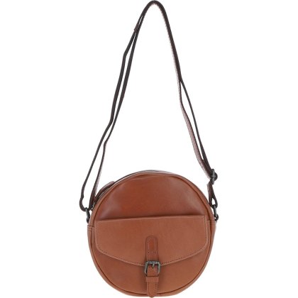 Ashwood Leather Round X-Body Bag Tan Ashwood Leather Round X-Body Bag Tan
