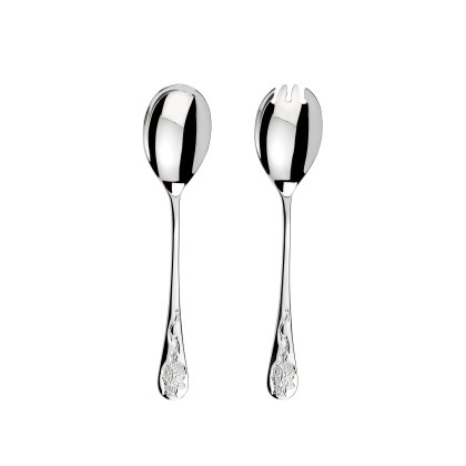Morris & Co Blackthorn Salad Serving Spoon & Fork Morris & Co Blackthorn Salad Serving Spoon & Fork