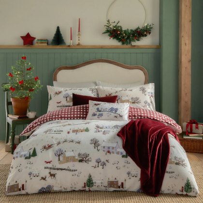 Paoletti Cotswold Christmas Duvet Cover Set