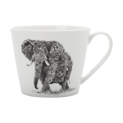 Maxwell Williams Marini Squat Mug African Elephant Maxwell Williams Marini Squat Mug African Elephant