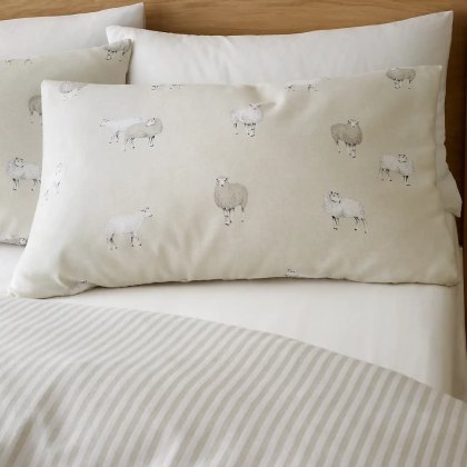 Catherine Lansfield Brushed Sheep Duvet Cover Set