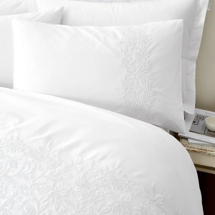 Bianca Floral Embroidery Duvet Cover Set