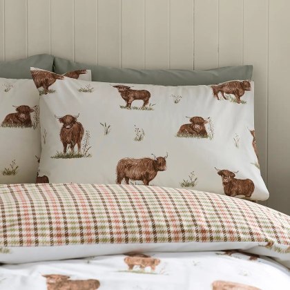 Catherine Lansfield Angus Highland Cow Duvet Cover Set
