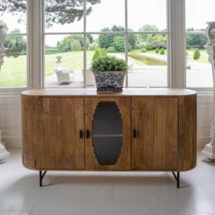 Fluted Ridge 3 Door Sideboard Fluted Ridge 3 Door Sideboard
