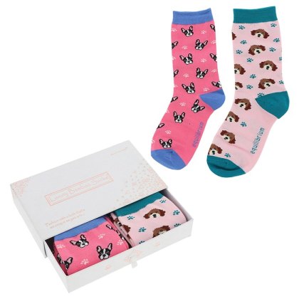 Shudehill Bamboo Socks Gift Box Ditsy Dogs Shudehill Bamboo Socks Gift Box Ditsy Dogs