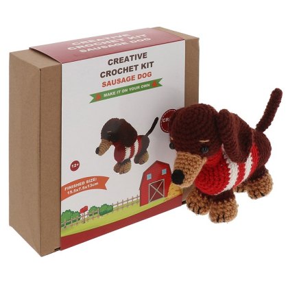 Shudehill Creative Crochet Sausage Dog Shudehill Creative Crochet Sausage Dog