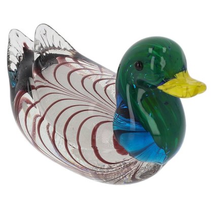 Shudehill Art in Glass Handmade Glass Duck Shudehill Art in Glass Handmade Glass Duck
