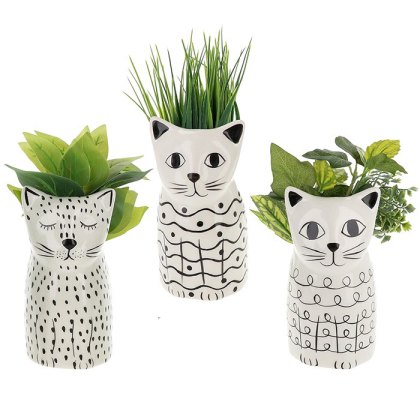 Shudehill Quirky Cat Tall Planter Shudehill Quirky Cat Tall Planter