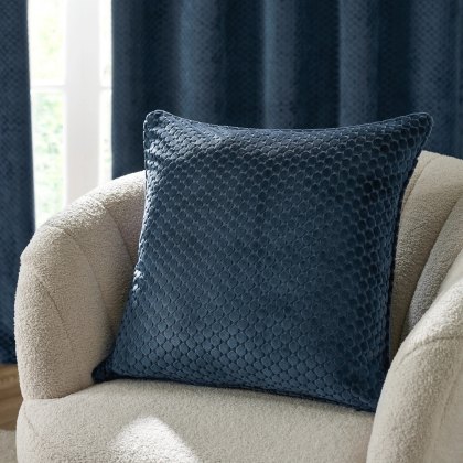 Paoletti Neptune Navy Velvet Cushion Paoletti Neptune Navy Velvet Cushion