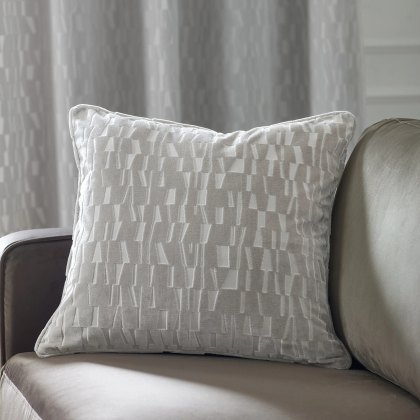 Paoletti Manhattan Silver Velvet Cushion