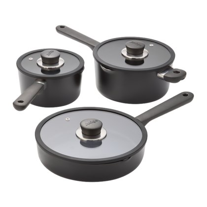 Judge Vista Ceramic 3 Piece Draining Cookware Set Judge Vista Ceramic 3 Piece Draining Cookware Set