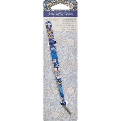 Hobby Gift Woodblock Floral Fine Point Tweezers Hobby Gift Woodblock Floral Fine Point Tweezers