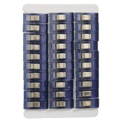 Hobby Gift Woodblock Floral Pack of 30 Fabric Quilting Clips Hobby Gift Woodblock Floral Pack of 30 Fabric Quilting Clips