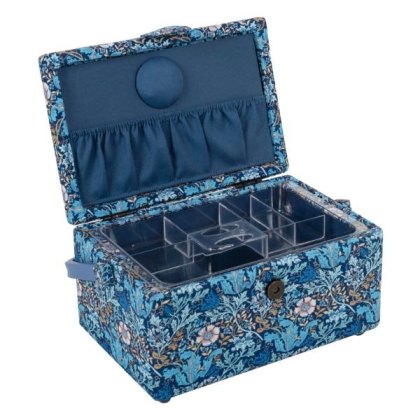 Hobby Gift Woodblock Floral Sewing Box Hobby Gift Woodblock Floral Sewing Box