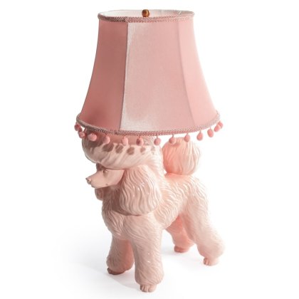 McGowan Rutherford Pink Poodle Table Lamp