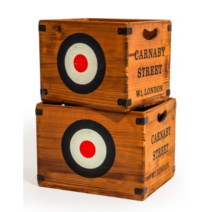 McGowan Rutherford Wooden "Carnaby Street" LP Record Storage