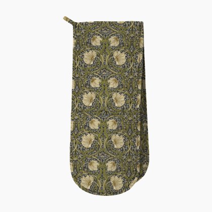 William Morris Double Oven Glove Pimpernel Charcoal William Morris Double Oven Glove Pimpernel Charcoal