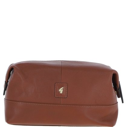 Ashwood Leather Milo Leather Wash Bag Chestnut Ashwood Leather Milo Leather Wash Bag Chestnut