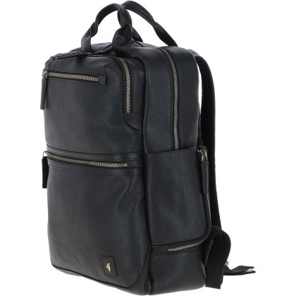 Ashwood Leather Jordan Leather Large Rucksack Black Ashwood Leather Jordan Leather Large Rucksack Black