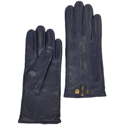 Ashwood Leather Ladies Navy Gloves