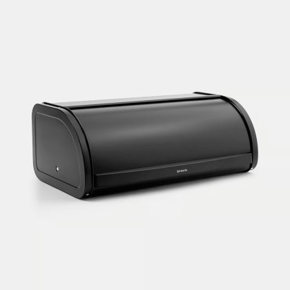 Brabantia Matt Black Roll Top Bread Bin