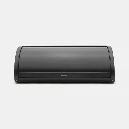 Brabantia Matt Black Roll Top Bread Bin