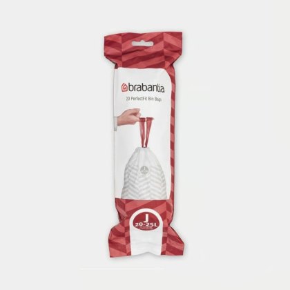 Brabantia Code J 20-25 Litre 20 PerfectFit Bags Brabantia Code J 20-25 Litre 20 PerfectFit Bags