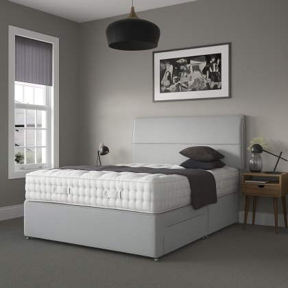 Relyon Beaumont Wool 2500 2 Drawer Divan Set with Contour Headboard Relyon Beaumont Wool 2500 2 Drawer Divan Set with Contour Headboard