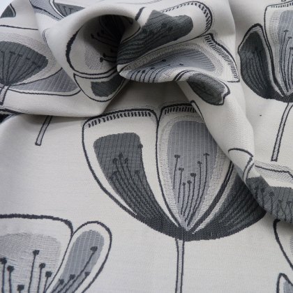 Style Furnishings Made to Measure Curtains Helix - Charcoal