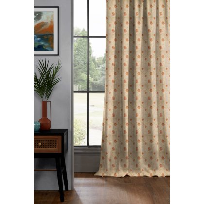 Style Furnishings Made to Measure Curtains Louis - Terracotta