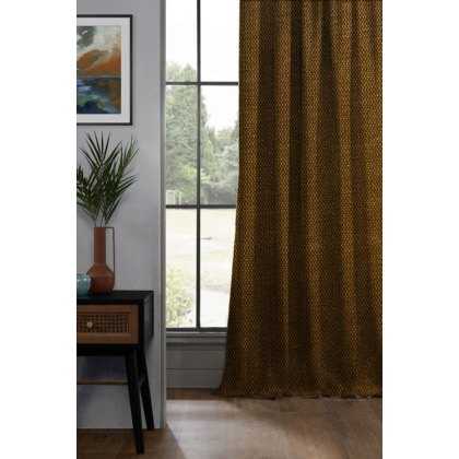 Style Furnishings Made to Measure Curtains Monaco Ochre