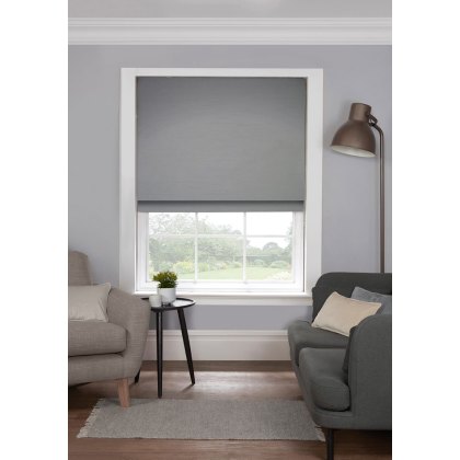 Style Furnishings Made to Measure Roman Blinds Faux Silk - Silver Style Furnishings Made to Measure Roman Blinds Faux Silk - Silver