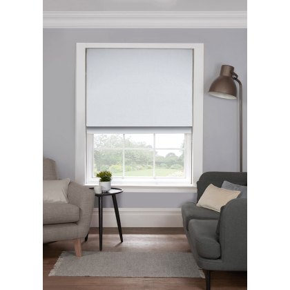 Style Furnishings Made to Measure Roman Blinds Faux Silk - White Style Furnishings Made to Measure Roman Blinds Faux Silk - White
